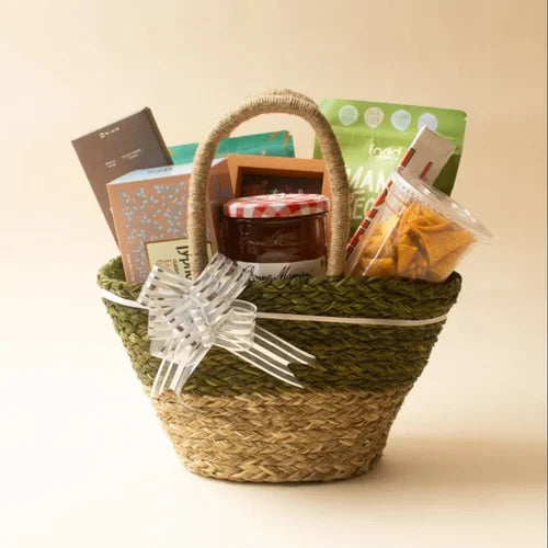 Aesthetic gift basket