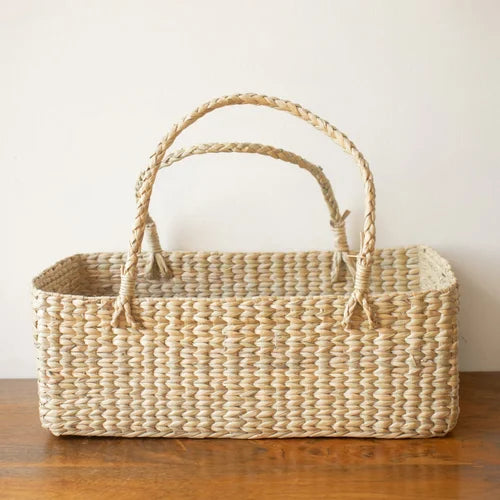 kauna grass hamper basket